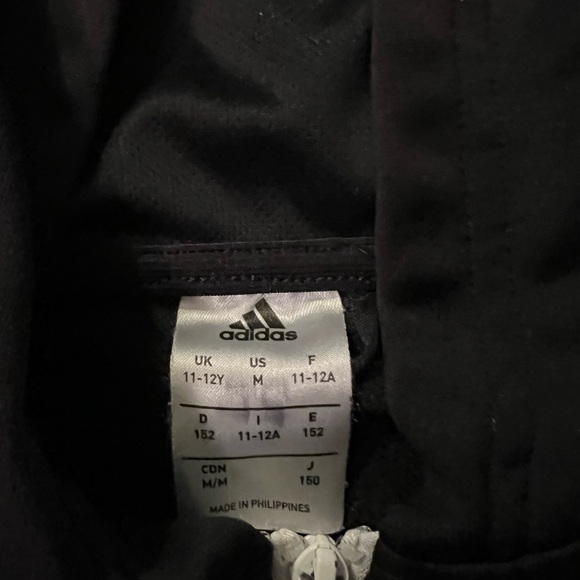 Adidas Black Full Zip Hoodie - Picture 3 of 3